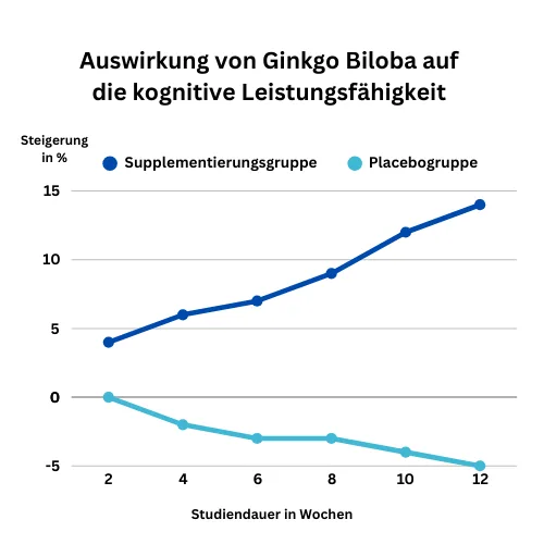 Auswirkung von Ginkgo Biloba auf die kognitive Leistungsfähigkeit