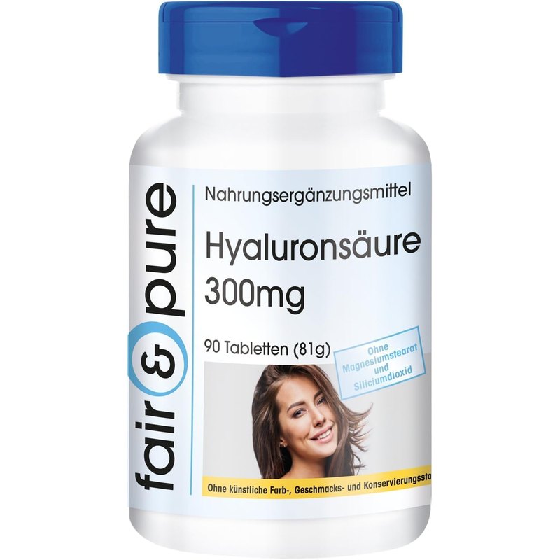 Fair und Pure Hyaluronsäure 300 mg, 90 Tabletten